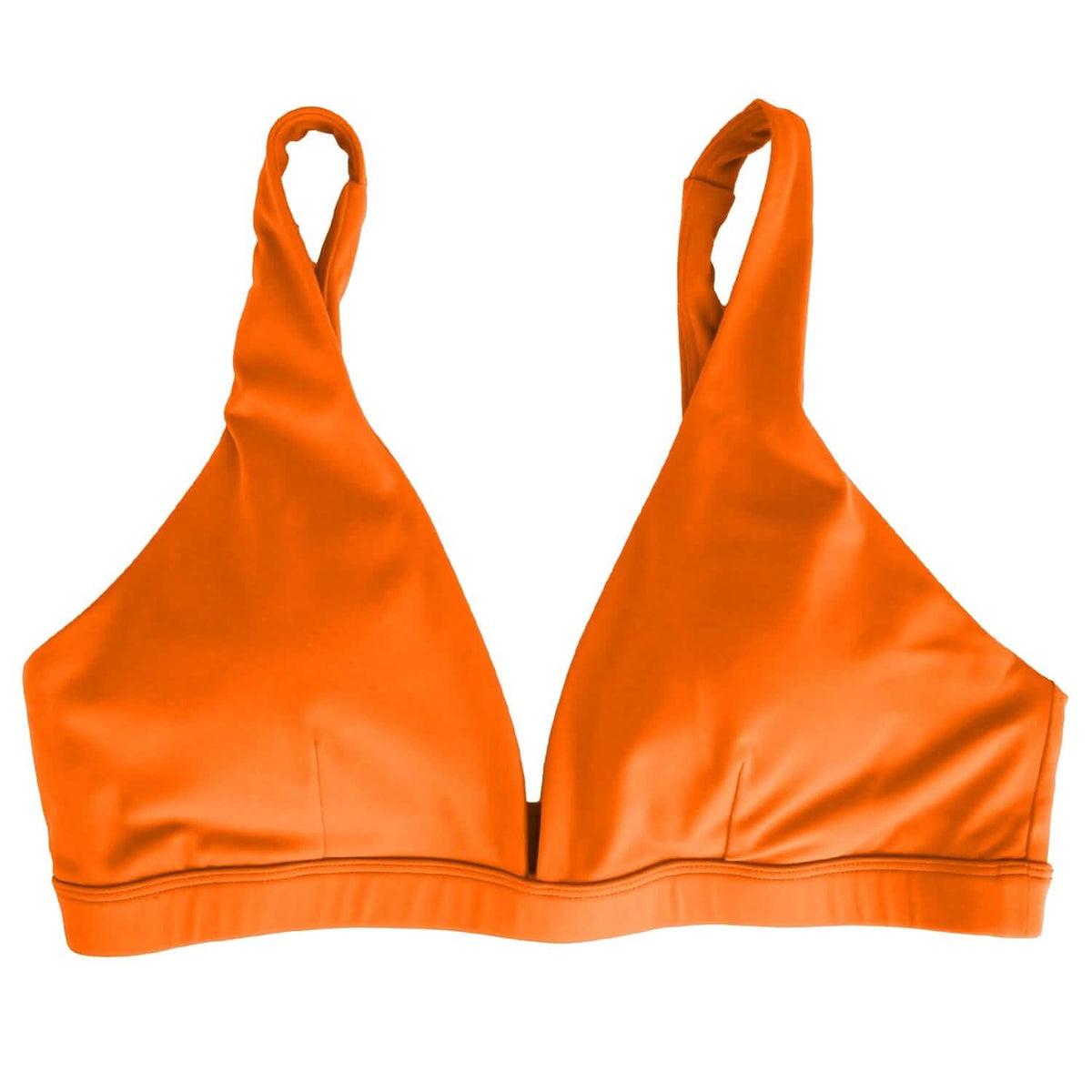 Women's Deep V-Neck U-Shaped Back Sports Bra - A-1 Thread Vault