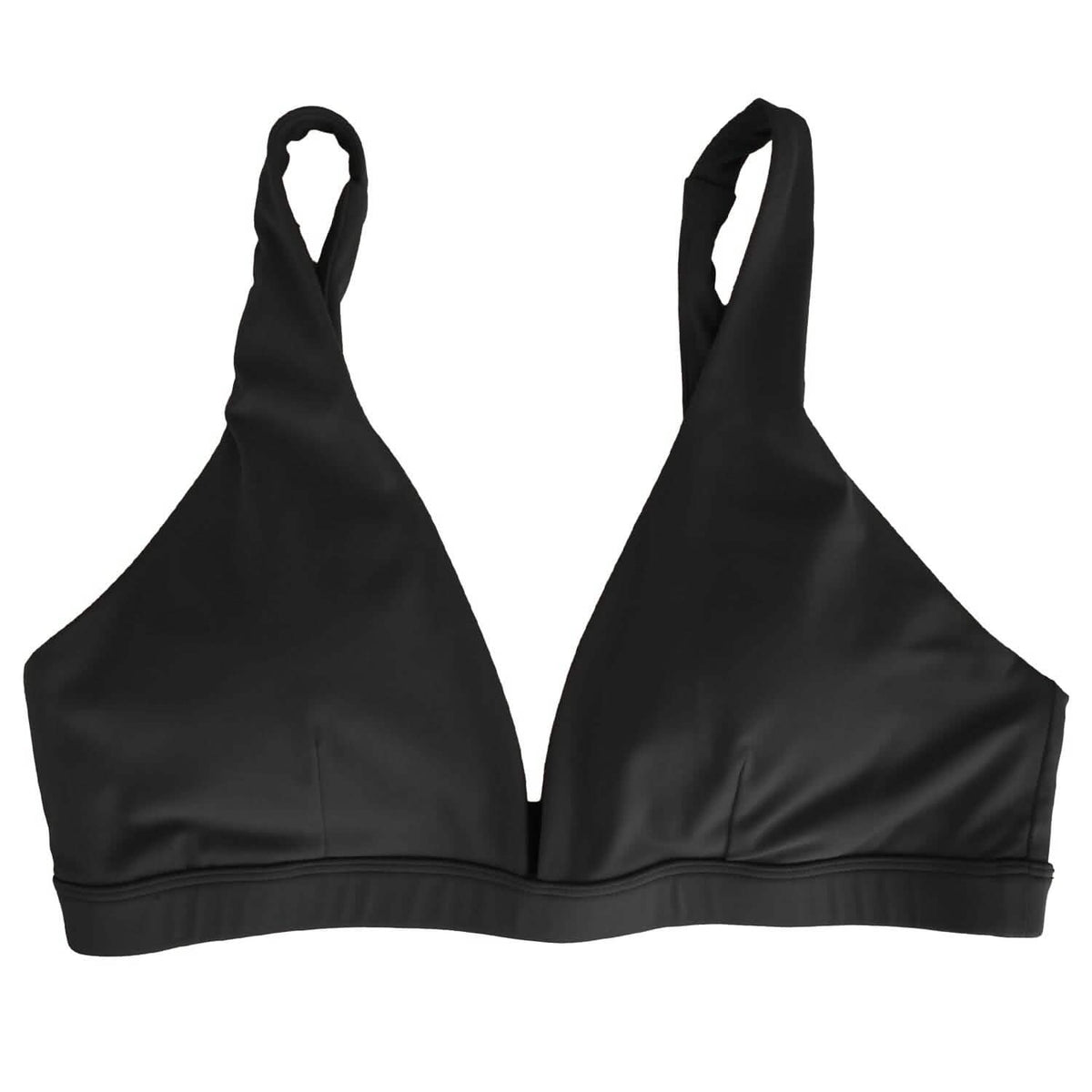 Women's Deep V-Neck U-Shaped Back Sports Bra - A-1 Thread Vault