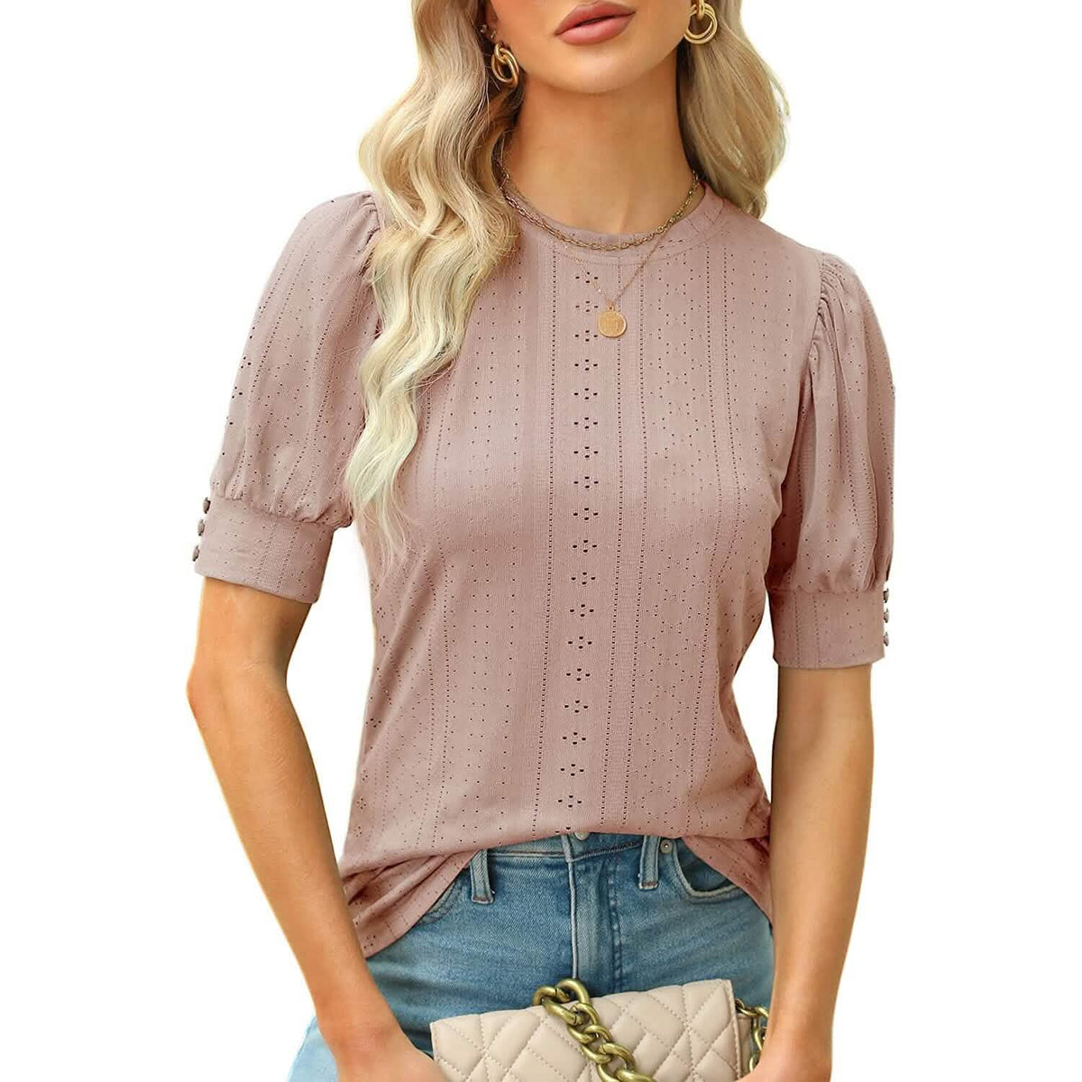 Women's Dressy Casual Puff Sleeve Tops - A-1 Thread Vault
