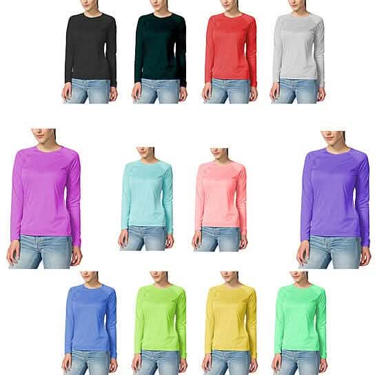 Women's Dri-Fit Moisture-Wicking Breathable Long Sleeve T-Shirt - A-1 Thread Vault