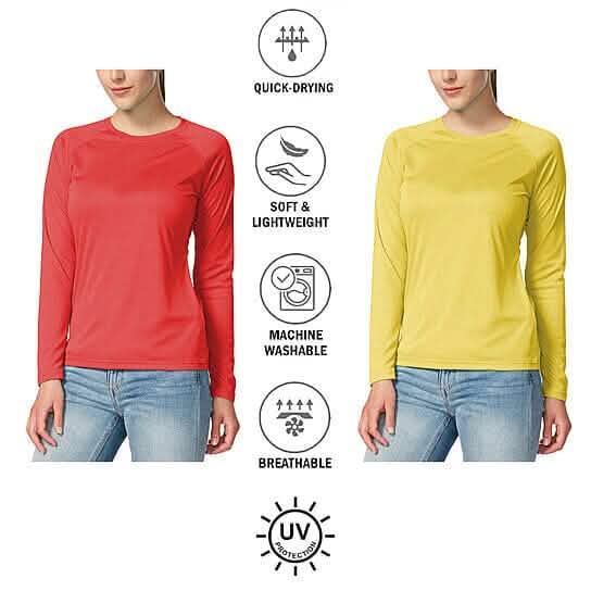 Women's Dri-Fit Moisture-Wicking Breathable Long Sleeve T-Shirt - A-1 Thread Vault