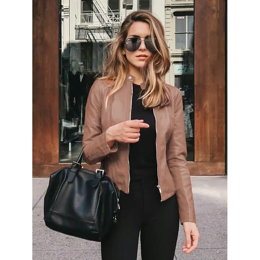 Women's Faux Leather Jacket - A-1 Thread Vault
