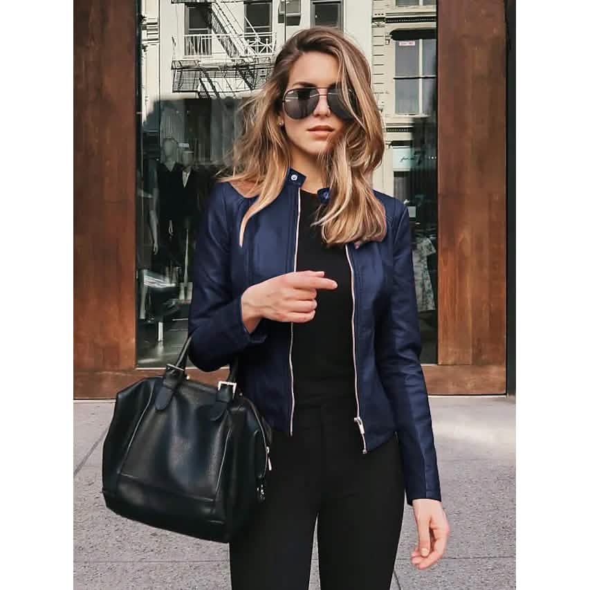 Women's Faux Leather Jacket - A-1 Thread Vault