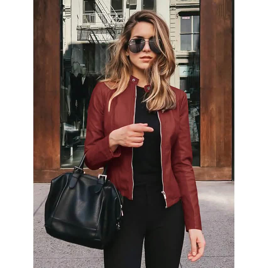 Women's Faux Leather Jacket - A-1 Thread Vault