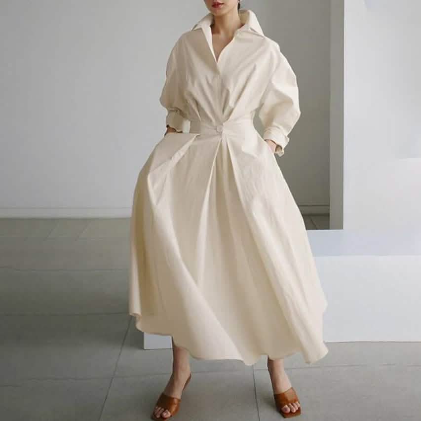 Women's Long Linen Dress Shirt - A-1 Thread Vault