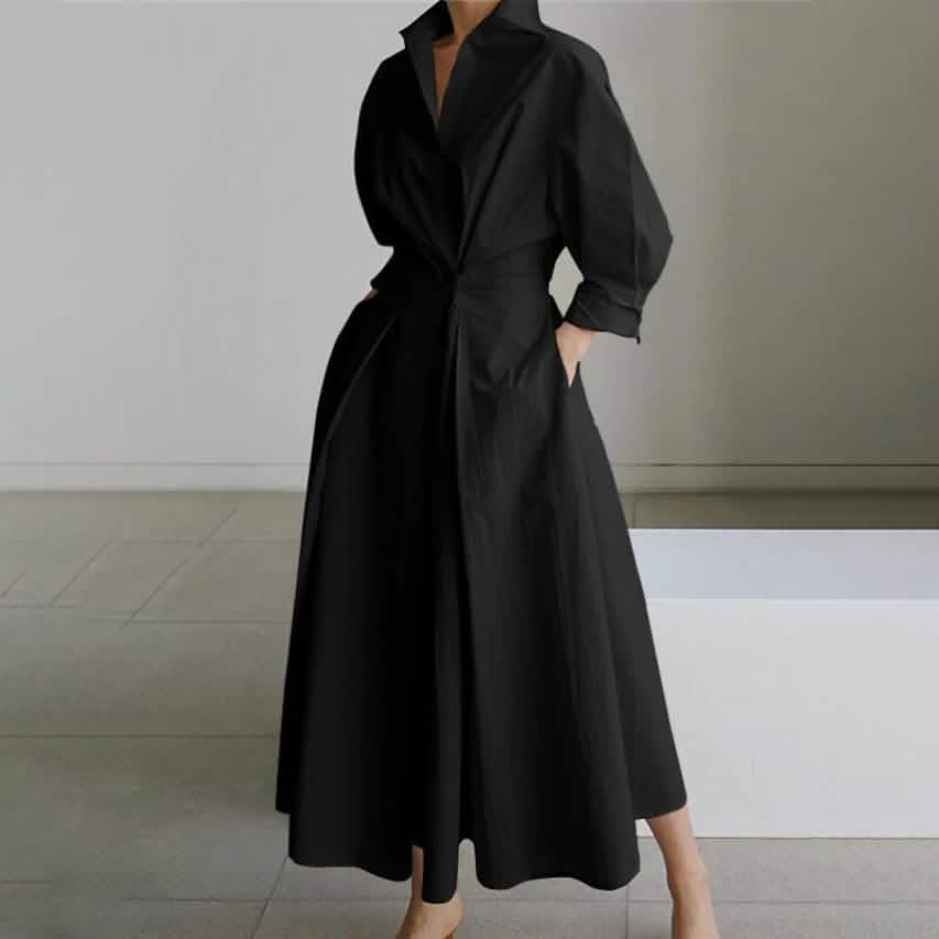 Women's Long Linen Dress Shirt - A-1 Thread Vault