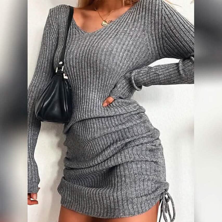 Women's Long Sleeve Sweater Dress - A-1 Thread Vault
