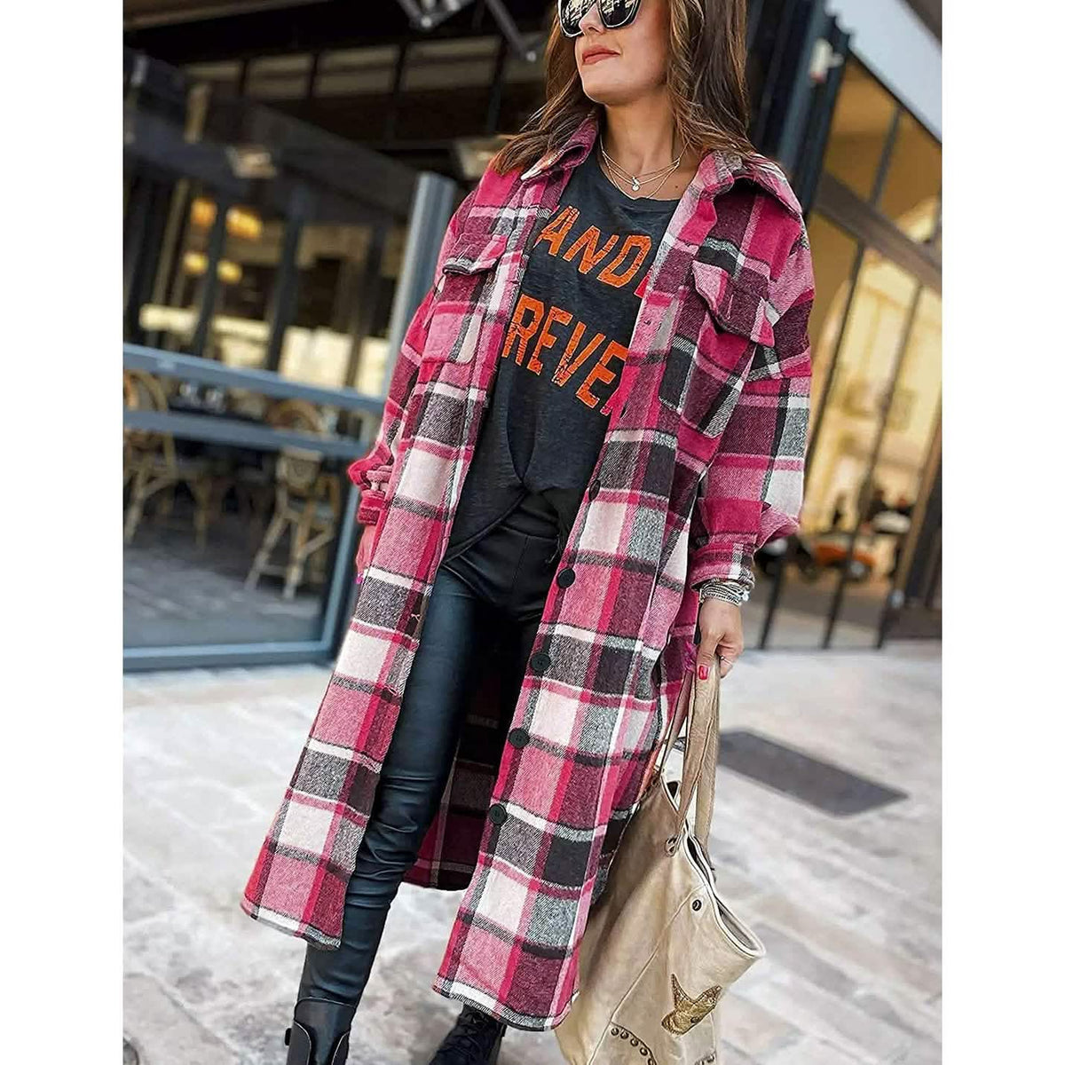 Womens Lounge Lapel Button Up Long Sleeve - A-1 Thread Vault