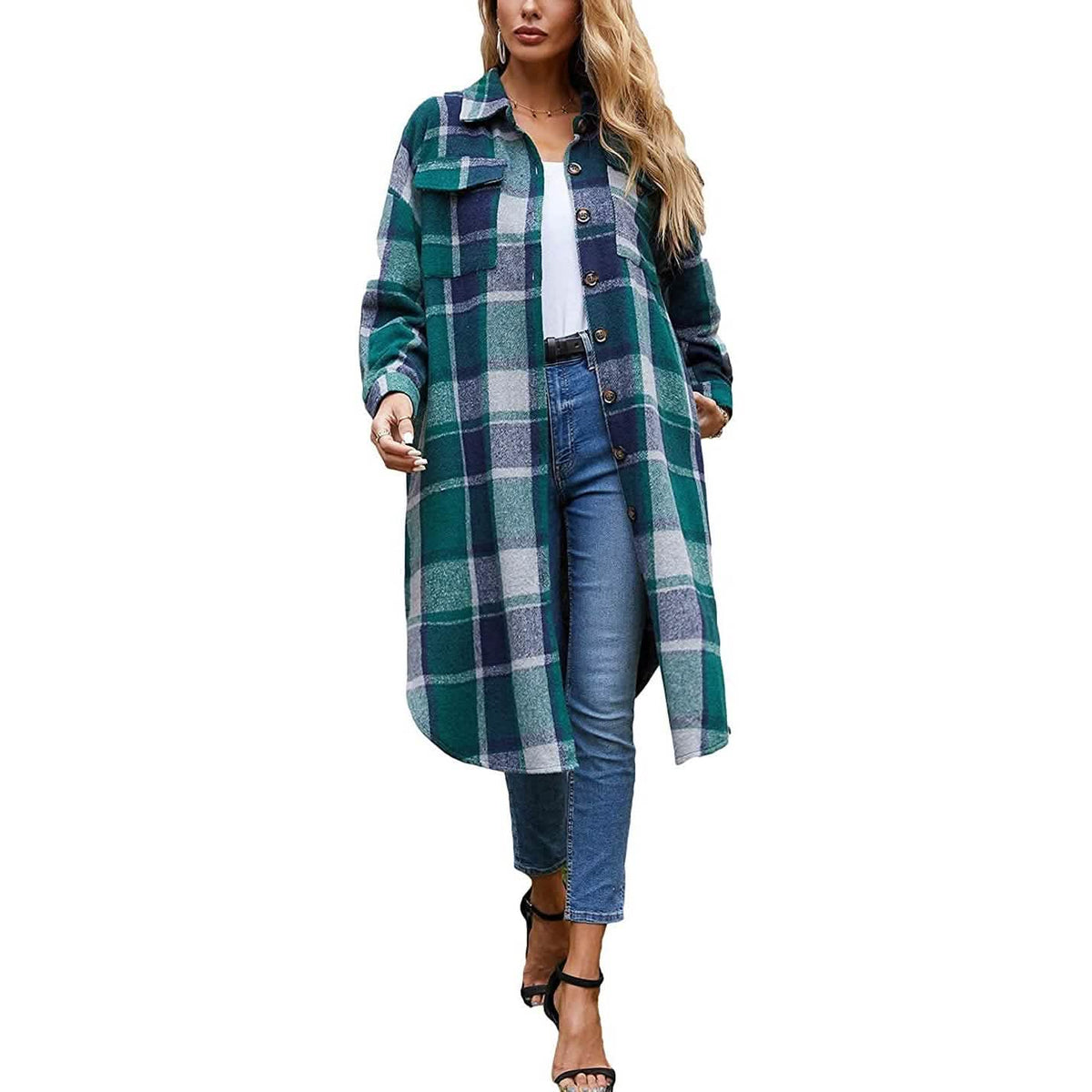 Womens Lounge Lapel Button Up Long Sleeve - A-1 Thread Vault