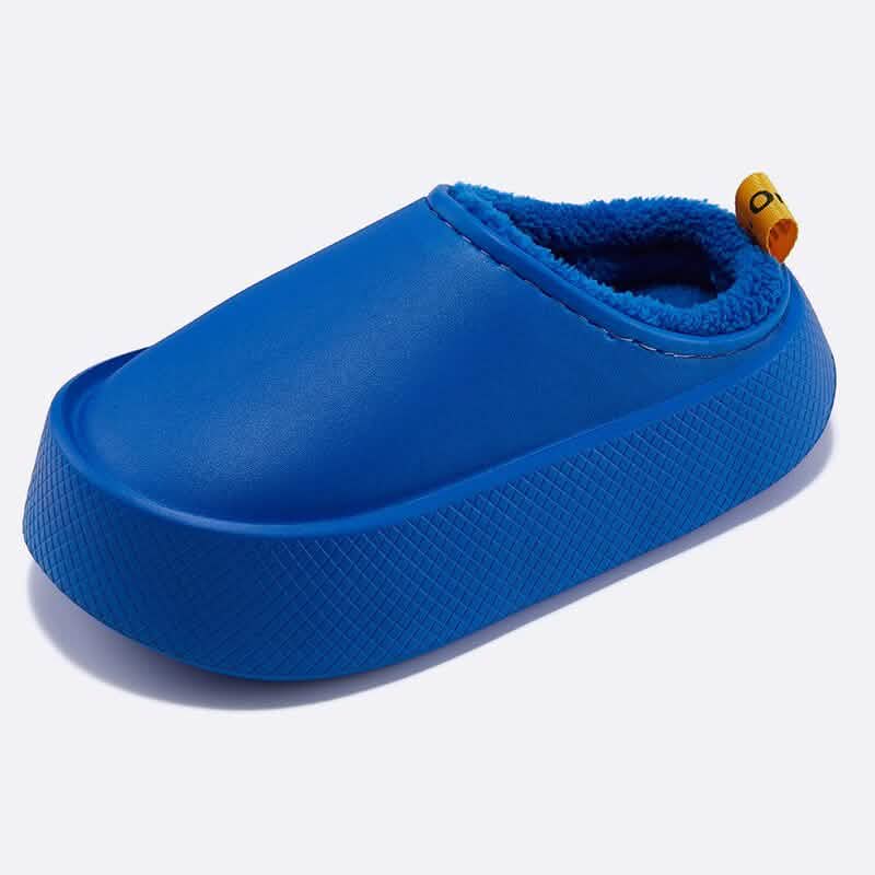 Womens Mens Furry Slides House Slippers Fuzzy Fluffy Bedroom Cozy Memory Foam Slippers Clogs - A-1 Thread Vault