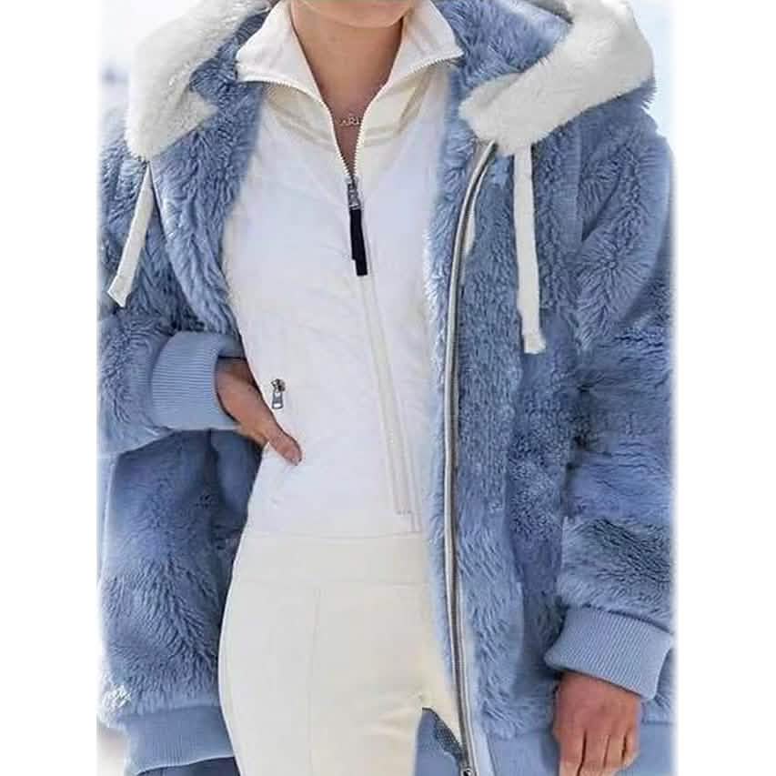 Women's Plus Size Hoodie Coat Long Sleeve - A-1 Thread Vault