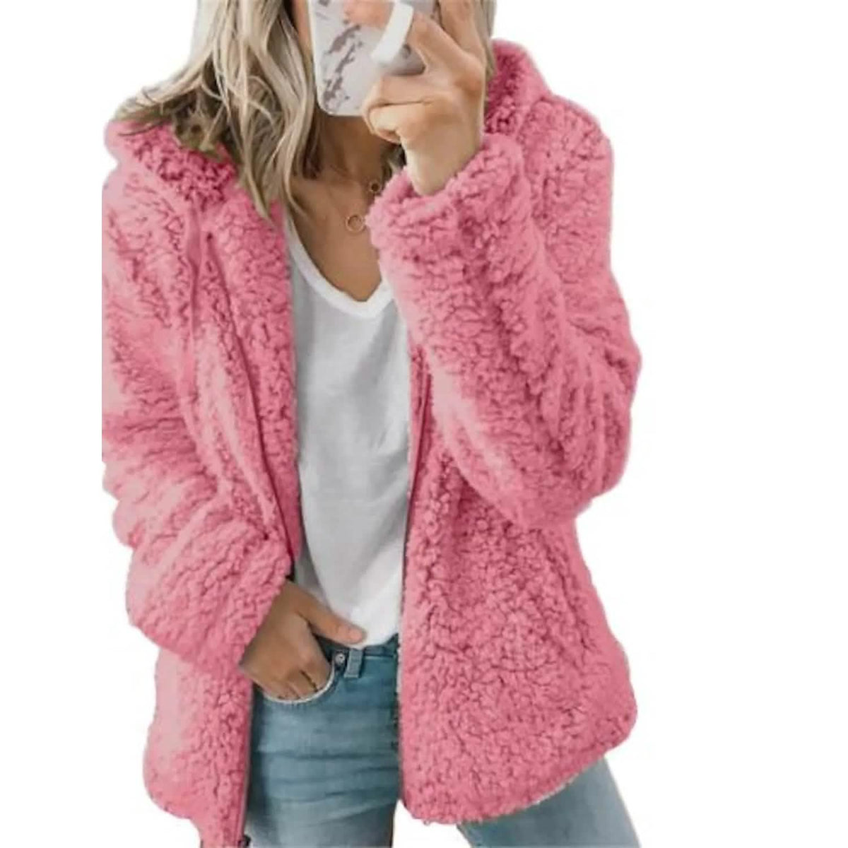 Women's Plus Size Hoodie Coat Long Sleeve - A-1 Thread Vault