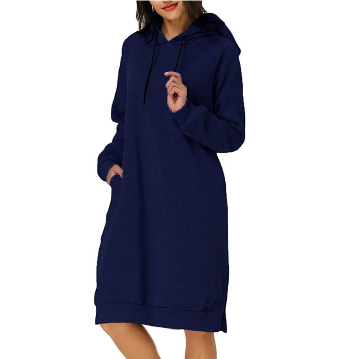 Womens Pullover Hoodie Dress - A-1 Thread Vault