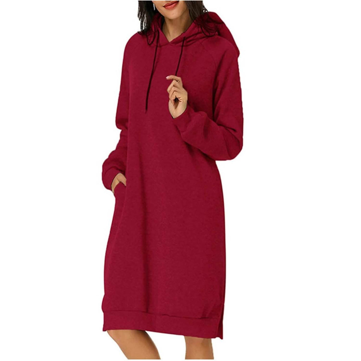 Womens Pullover Hoodie Dress - A-1 Thread Vault