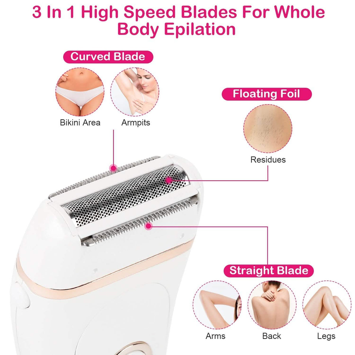 Women's Shaver Electric Hair Remover - A-1 Thread Vault