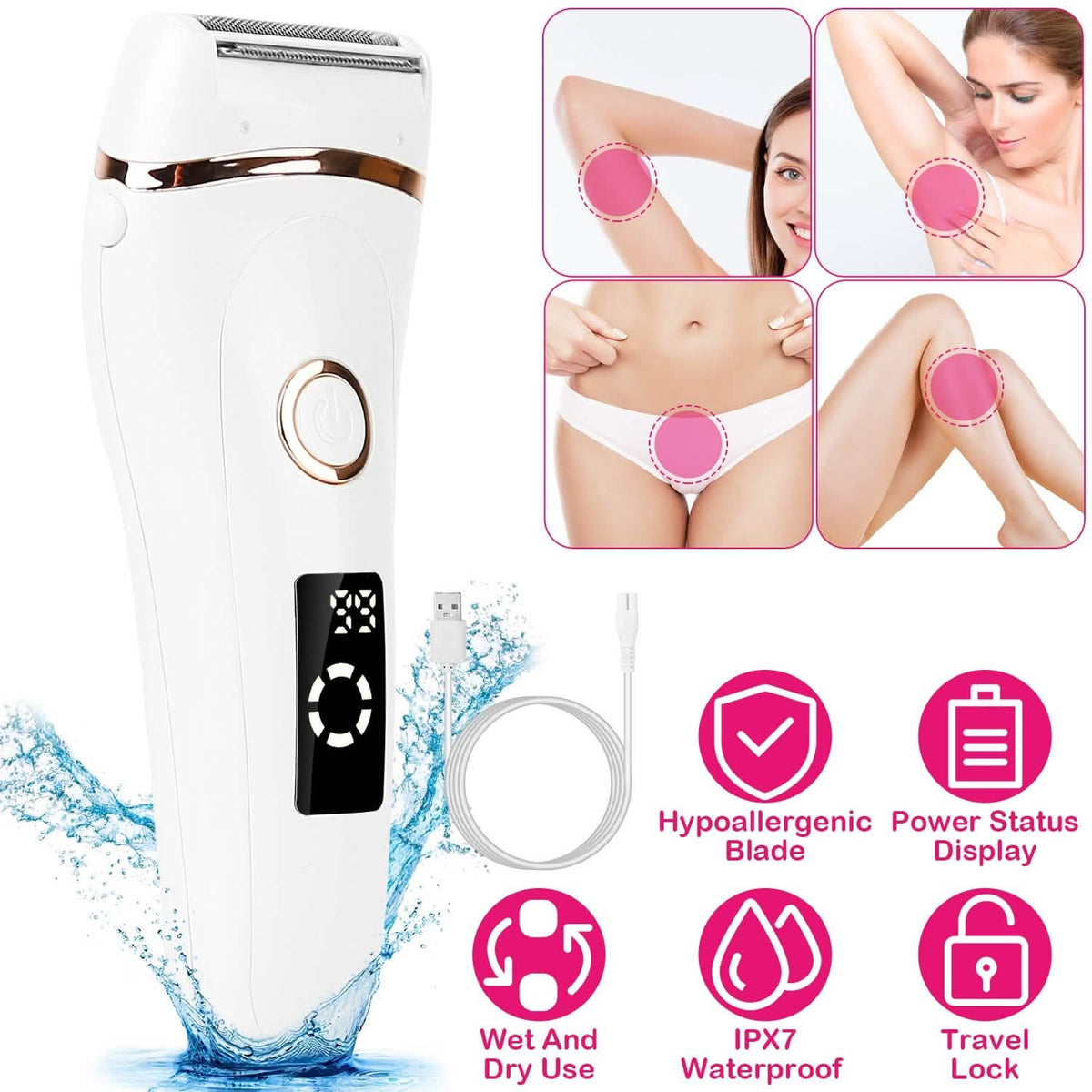 Women's Shaver Electric Hair Remover - A-1 Thread Vault
