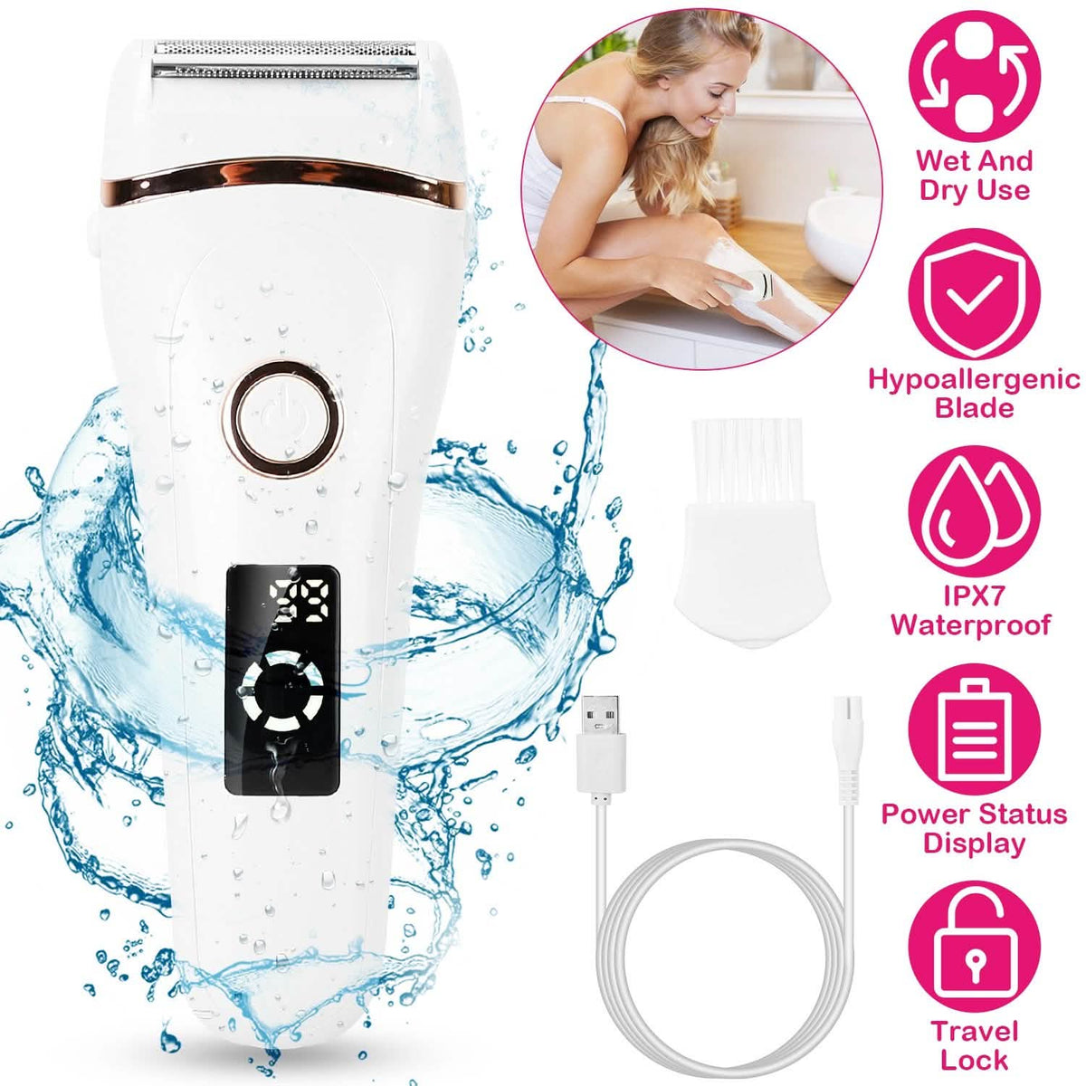 Women's Shaver Electric Hair Remover - A-1 Thread Vault
