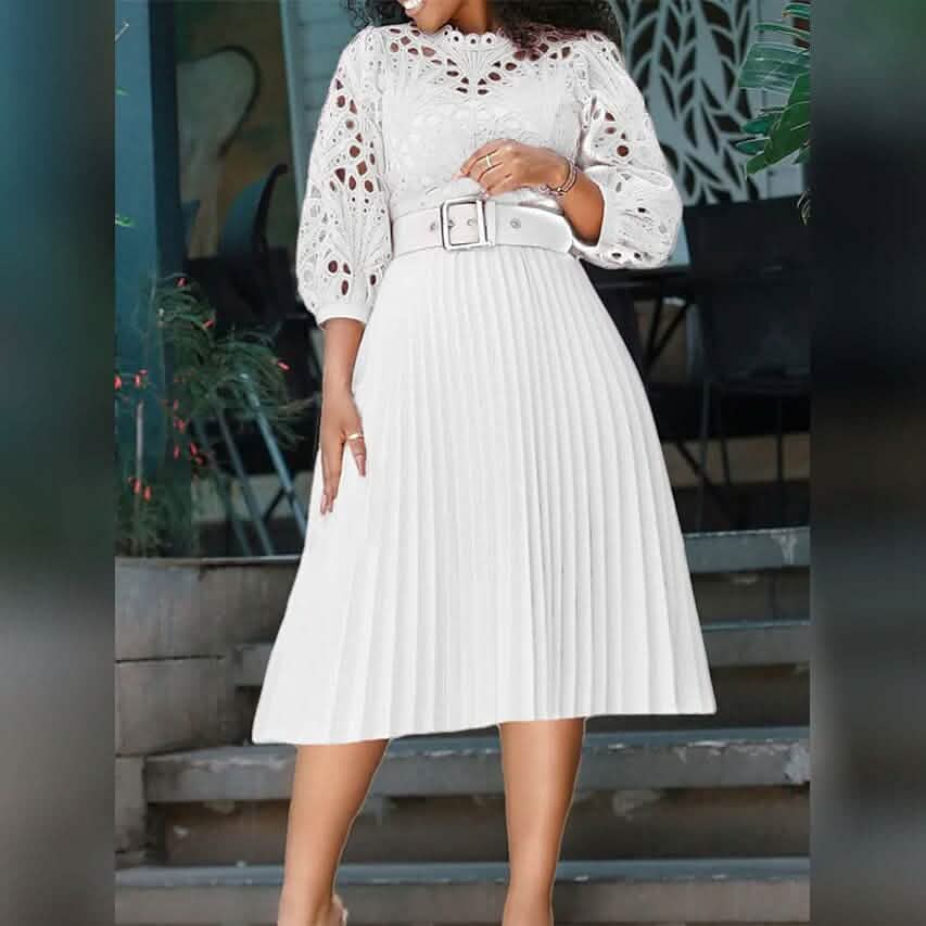 Women's Sheath Knee Length Dress - A-1 Thread Vault