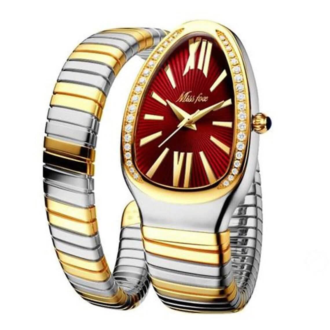 Women's Snake Shape Luxury Wrist Watch - A-1 Thread Vault