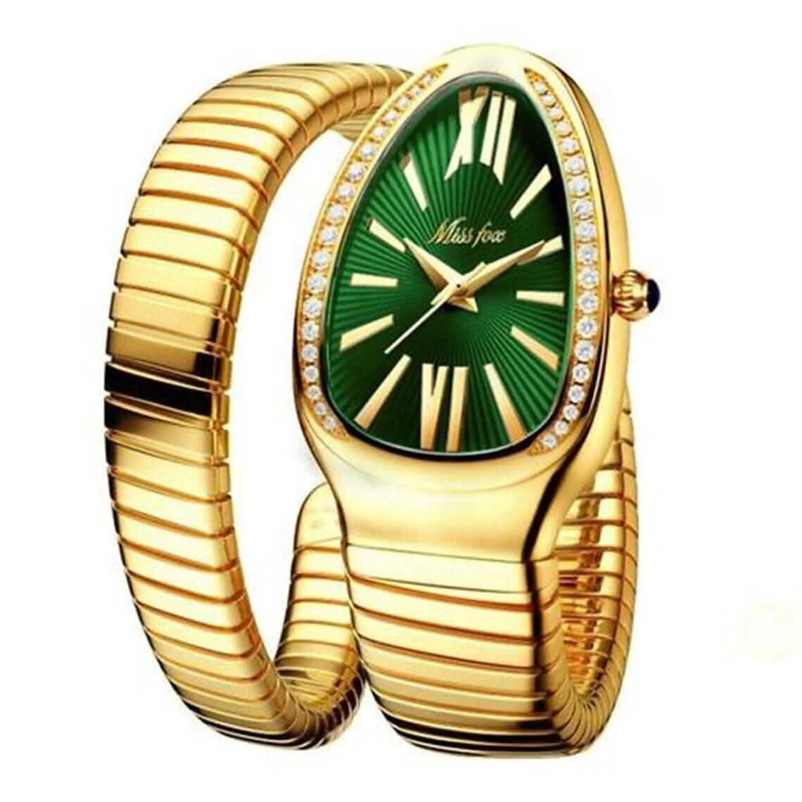 Women's Snake Shape Luxury Wrist Watch - A-1 Thread Vault
