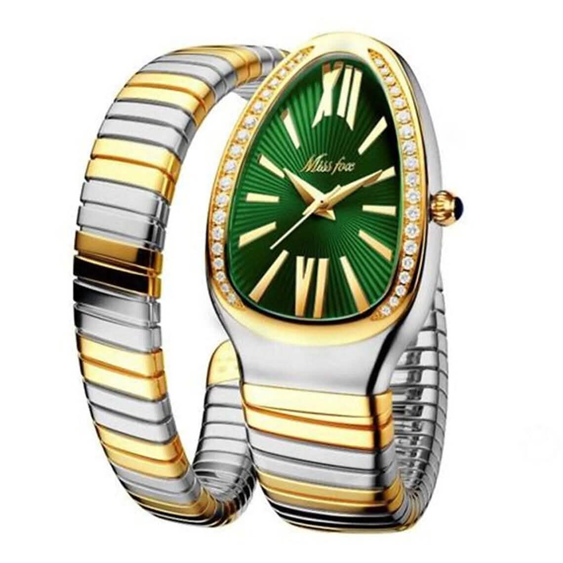 Women's Snake Shape Luxury Wrist Watch - A-1 Thread Vault