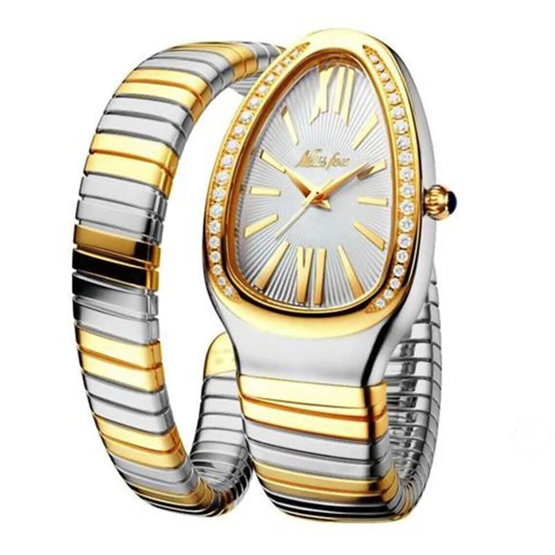 Women's Snake Shape Luxury Wrist Watch - A-1 Thread Vault