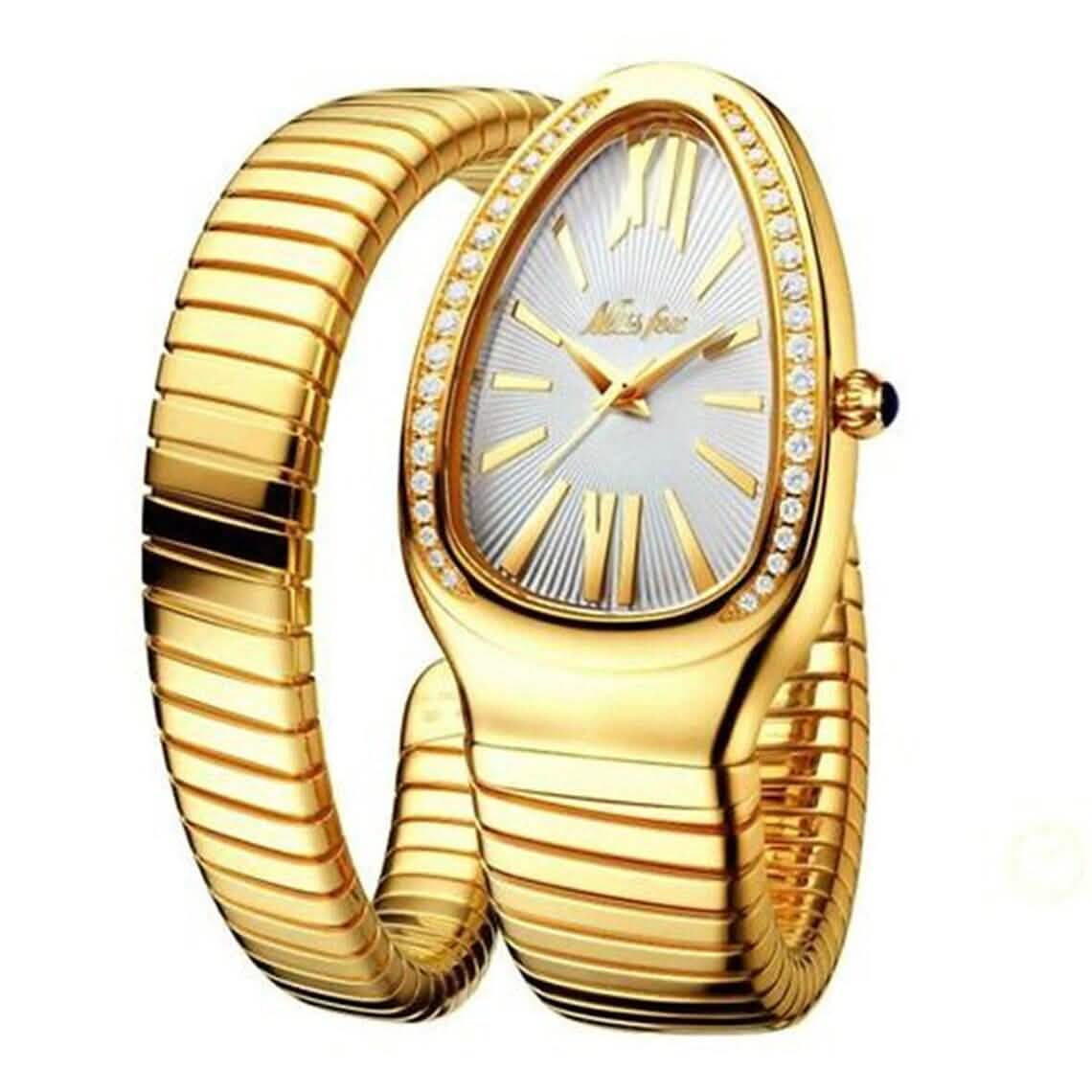 Women's Snake Shape Luxury Wrist Watch - A-1 Thread Vault