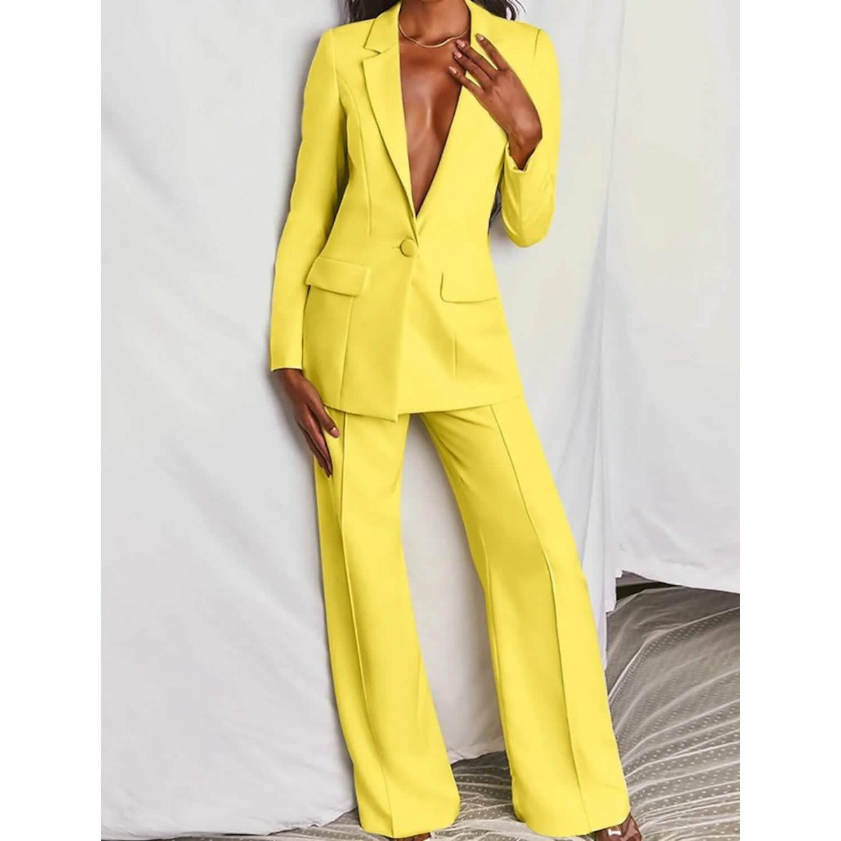 Women's Suits Regular Pocket Coat Formal Fashion - A-1 Thread Vault