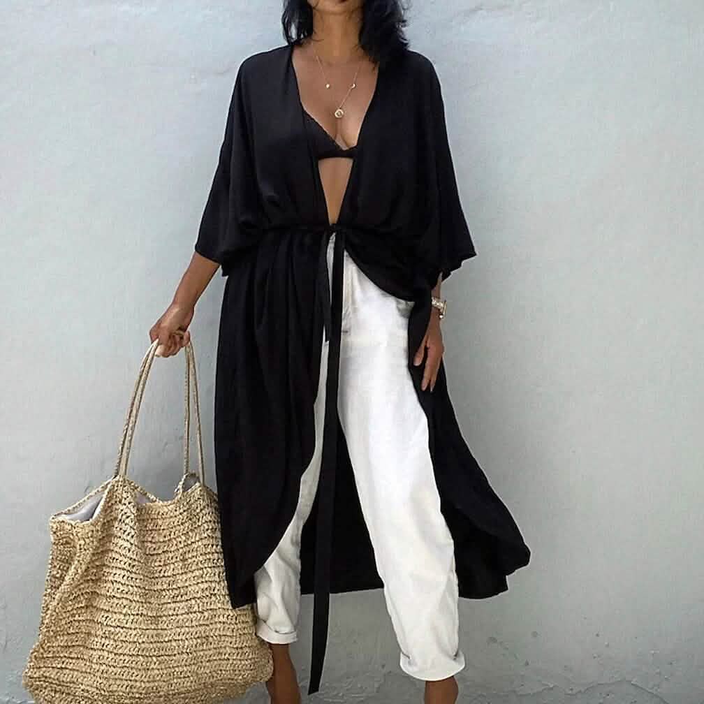 Women's Swimwear Cover Up Beach Top - A-1 Thread Vault