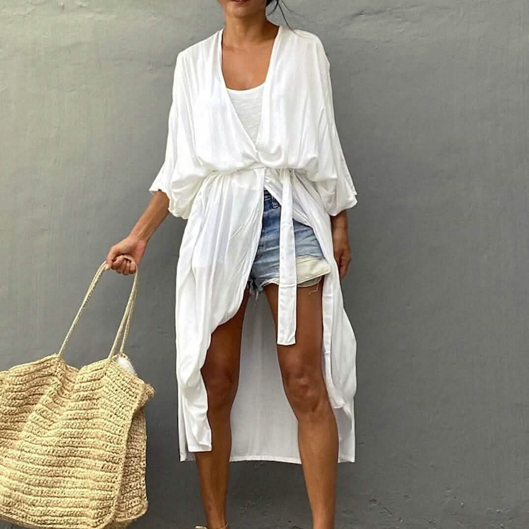 Women's Swimwear Cover Up Beach Top - A-1 Thread Vault