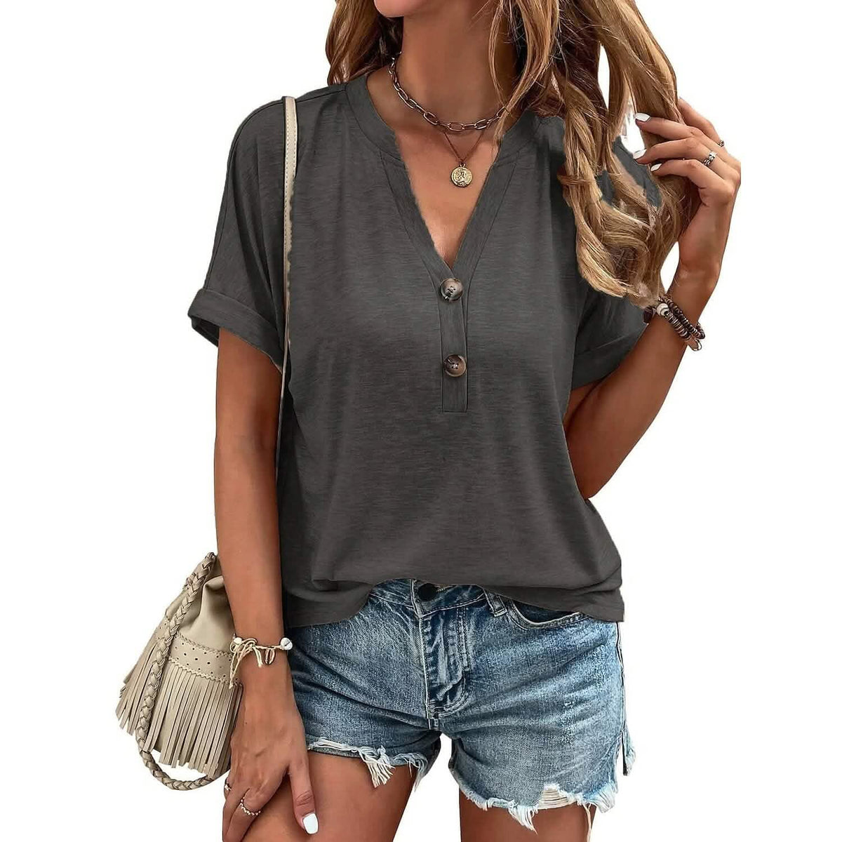 Women's T shirt V Neck - A-1 Thread Vault