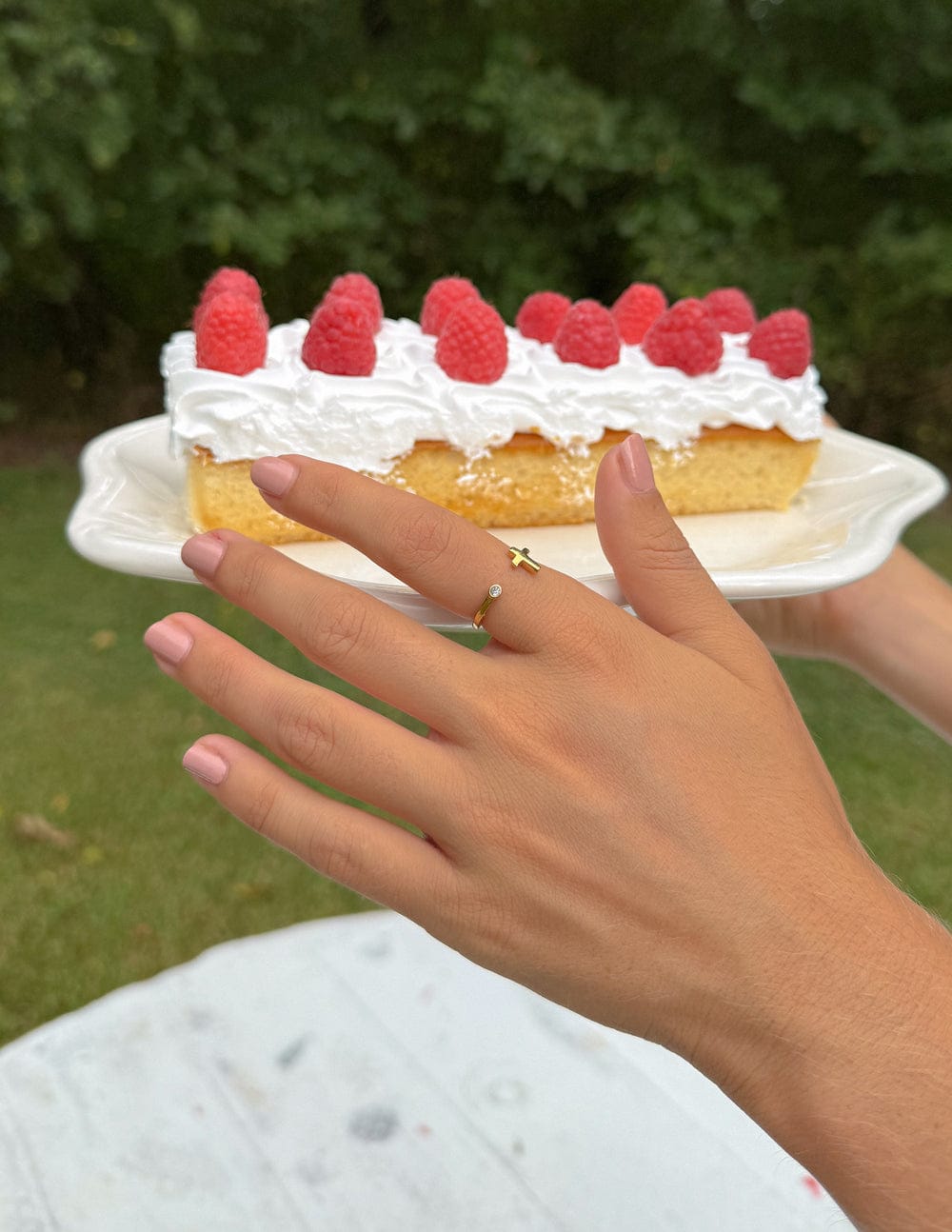 Wrapped Cross Gem Ring - A-1 Thread Vault