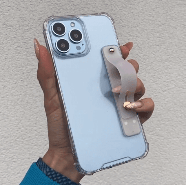 Wrist Strap Transparent iPhone Case - A-1 Thread Vault