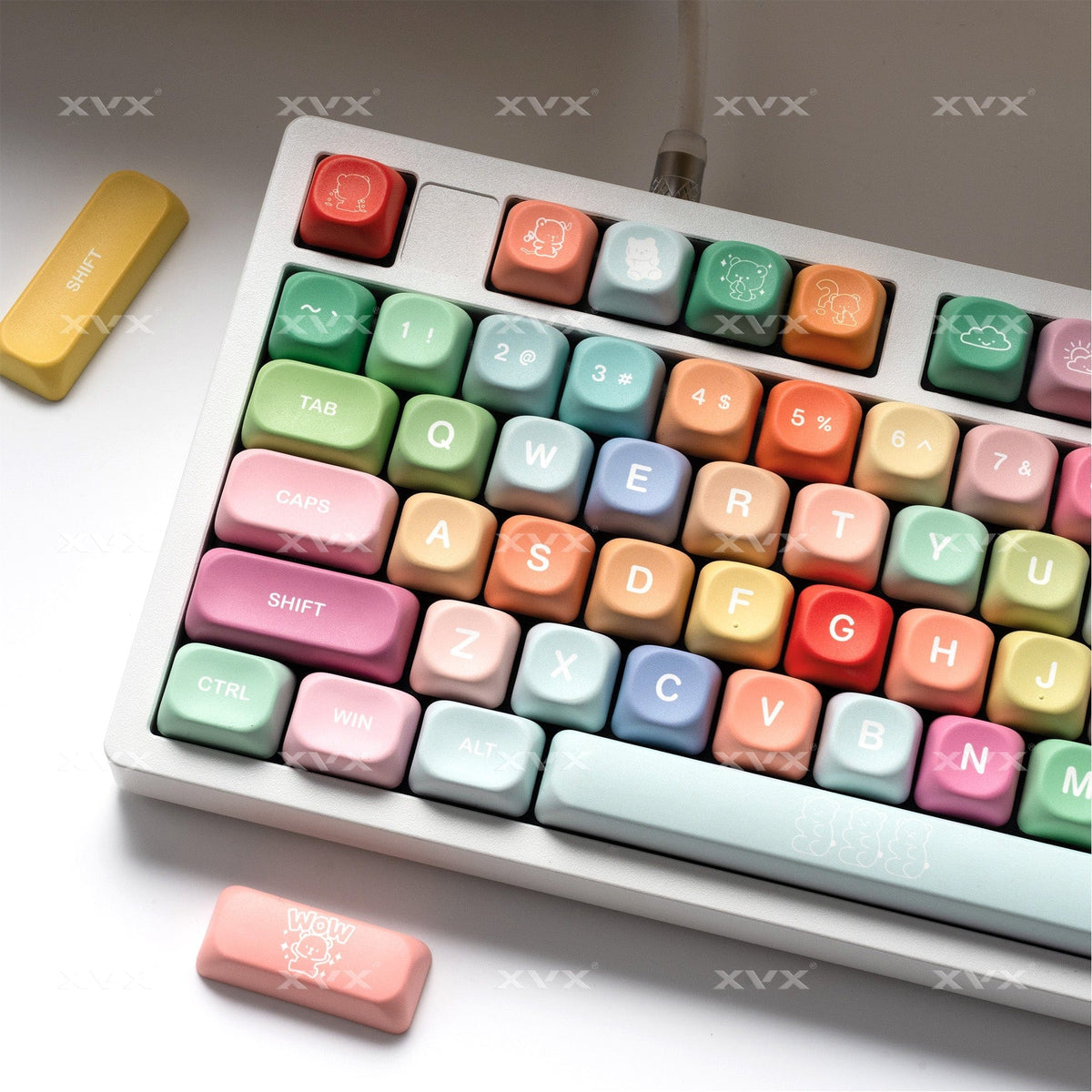 XVX Candy MOA Profile Dye-Sublimation PBT Keycap Set - A-1 Thread Vault