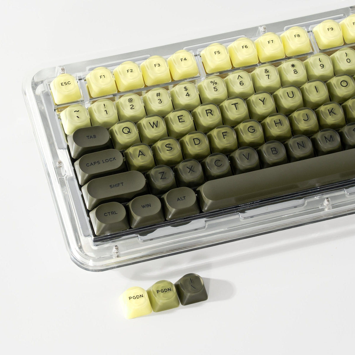 XVX Foundation Series HOA Profile Translucent PBT+PC 132-Key Keycap Set - A-1 Thread Vault