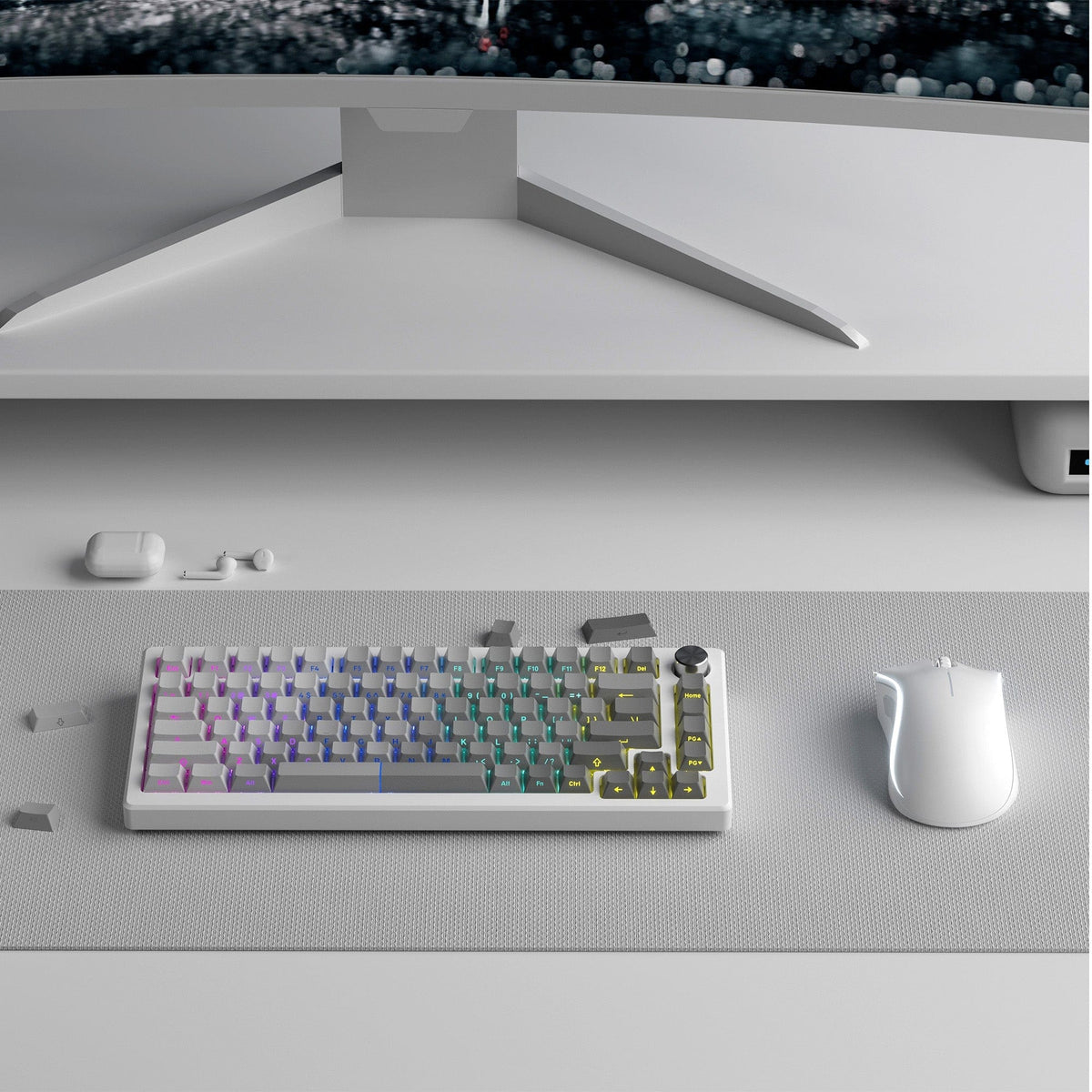 XVX Gradient X-Axis Series Side-Printed Cherry Profile 121-Key PBT Keycap Set - A-1 Thread Vault