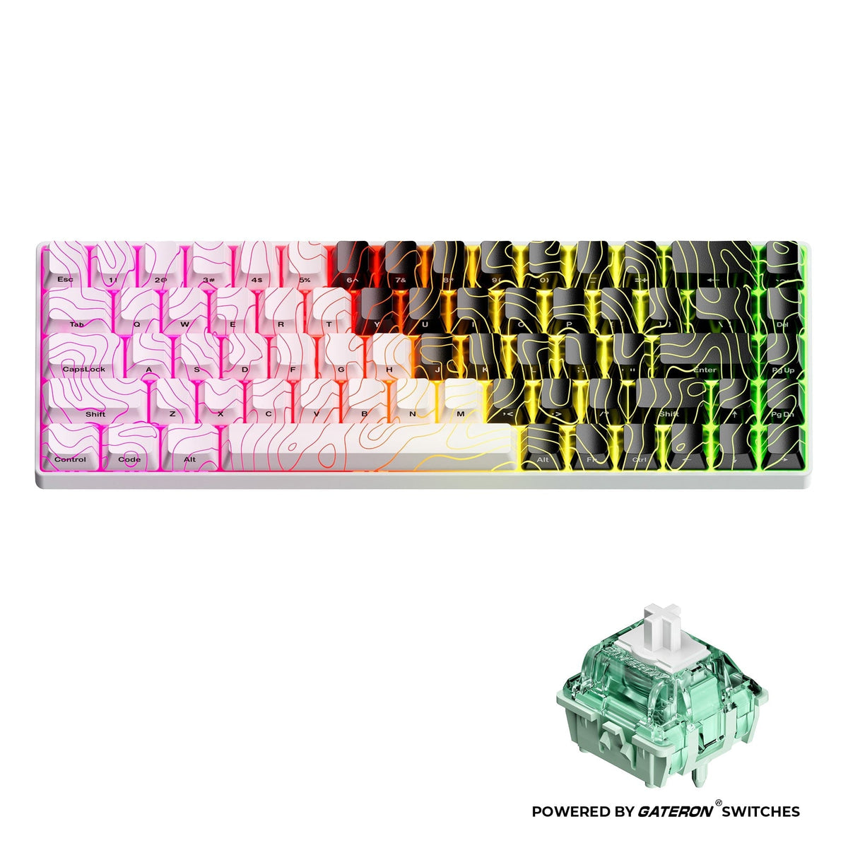 XVX HE68 68% Rapid Trigger Hall Effect Wired Magnetic Gaming Keyboard - A-1 Thread Vault