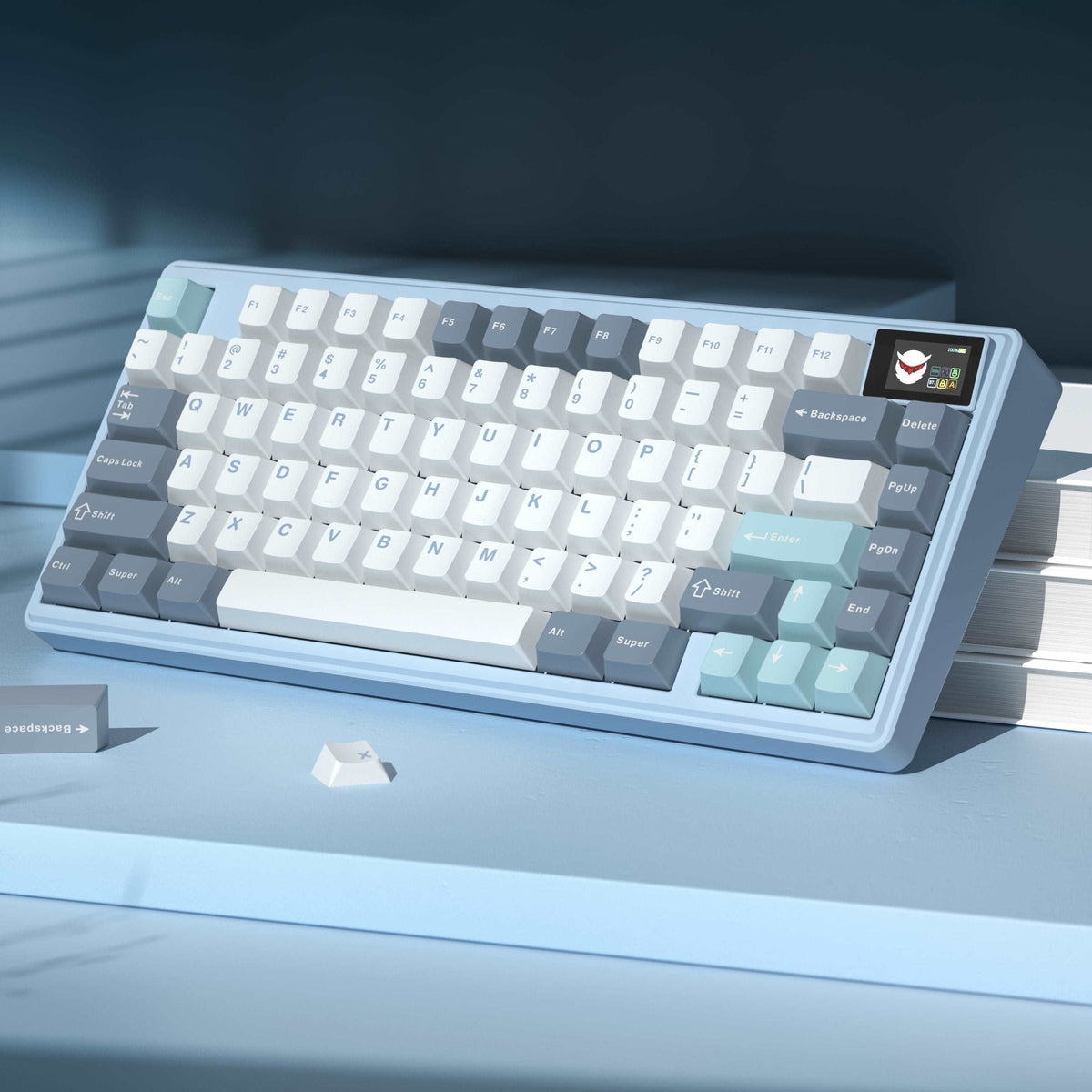 XVX K75 Pro 75% CNC Aluminum Wireless Gasket Mechanical Keyboard - A-1 Thread Vault