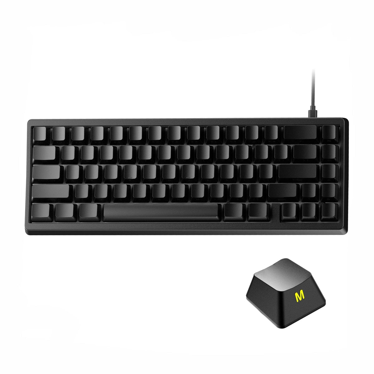 XVX M67 JadeStone Interstellar Black Tri-Mode RGB Mechanical Keyboard - A-1 Thread Vault
