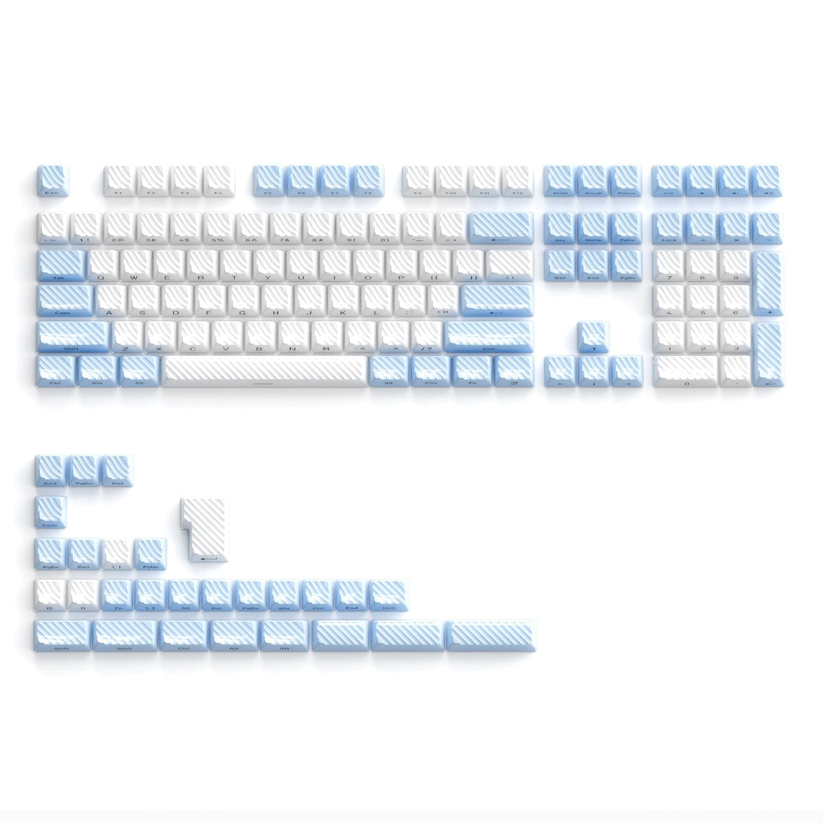 XVX Magic Wave OEM Profile Side-Printed 136-Key PC Keycap Set - A-1 Thread Vault