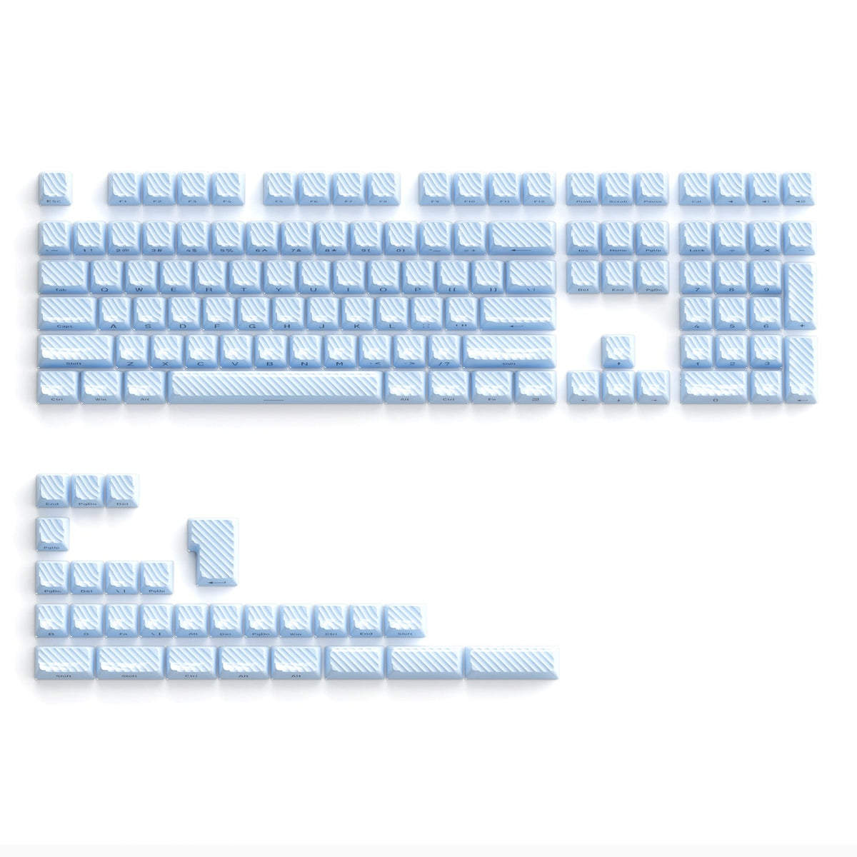 XVX Magic Wave OEM Profile Side-Printed 136-Key PC Keycap Set - A-1 Thread Vault