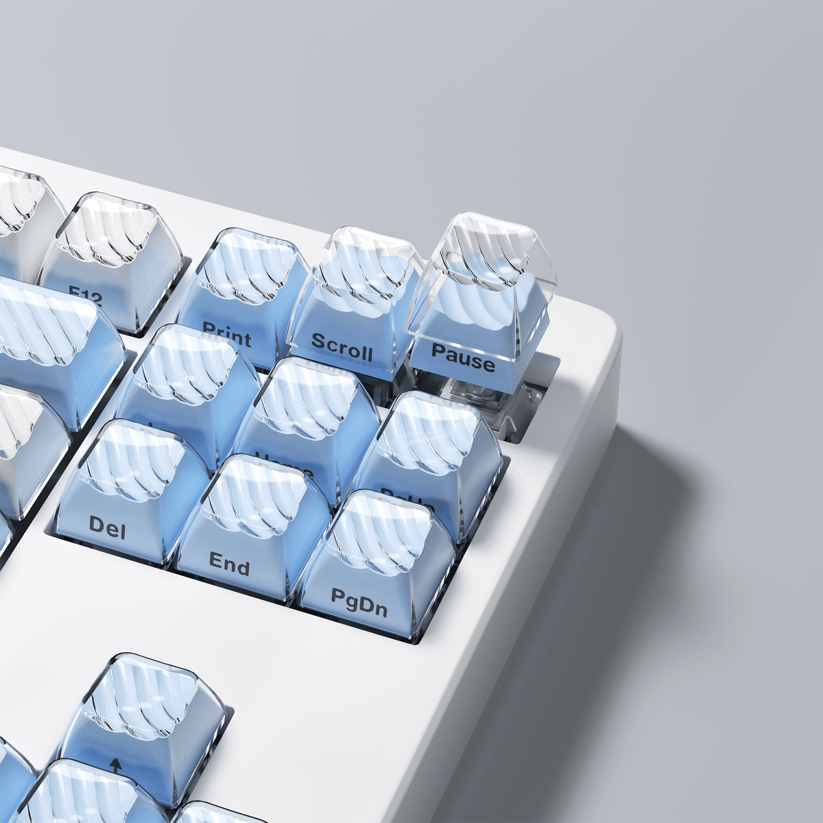 XVX Magic Wave OEM Profile Side-Printed 136-Key PC Keycap Set - A-1 Thread Vault