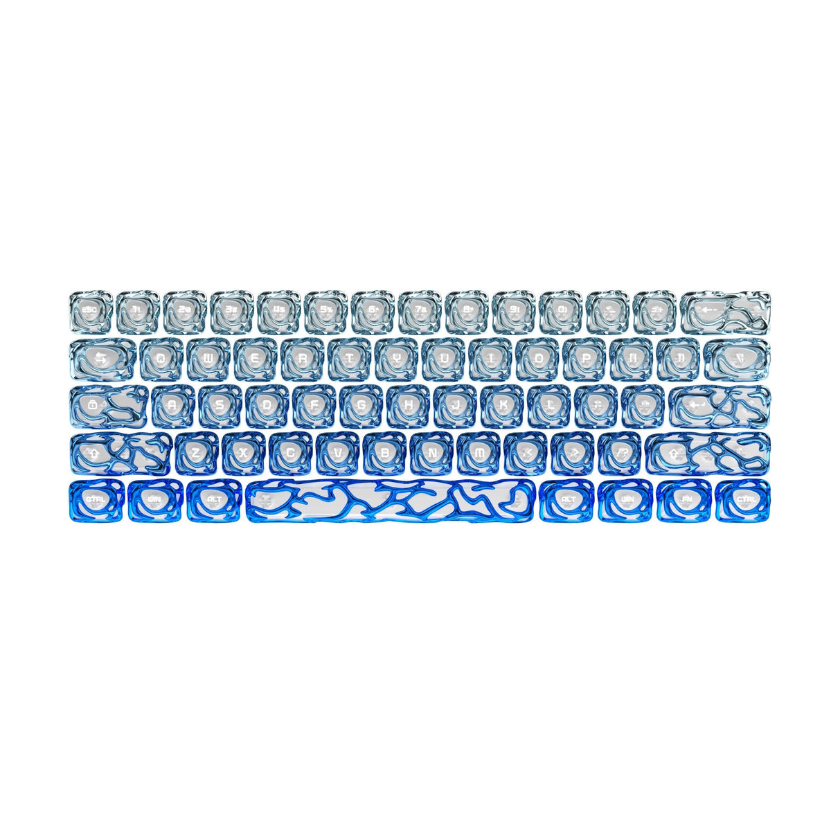 XVX Venom Themed Liquid Metallic Electroplating ABS+PC Keycap Set - A-1 Thread Vault