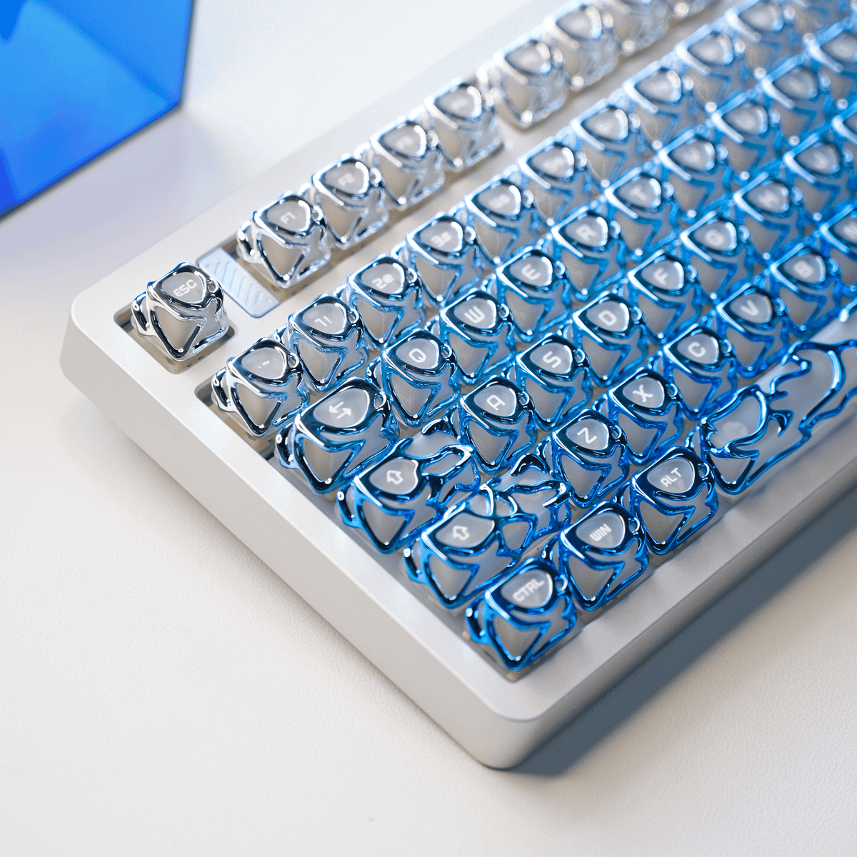 XVX Venom Themed Liquid Metallic Electroplating ABS+PC Keycap Set - A-1 Thread Vault