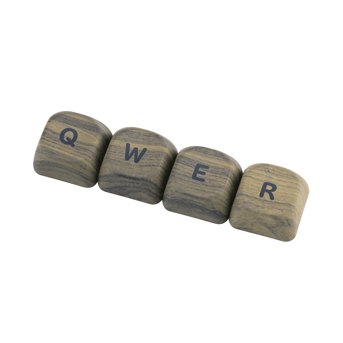 XVX Walnut Texture MOA Profile Dye-Sublimation PBT 130-Key Keycap Set - A-1 Thread Vault