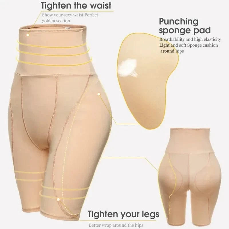YBFDO Hip Shapewear Panties Women Butt Lifter Shaper Panties Sexy Body Shaper Push Up Panties Hip Enahncer Shapewear with Pads - A-1 Thread Vault