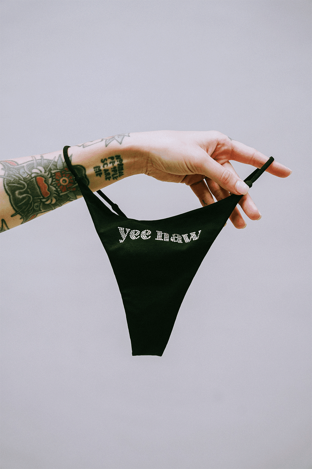Yee Haw Rhinestone Thong - A-1 Thread Vault