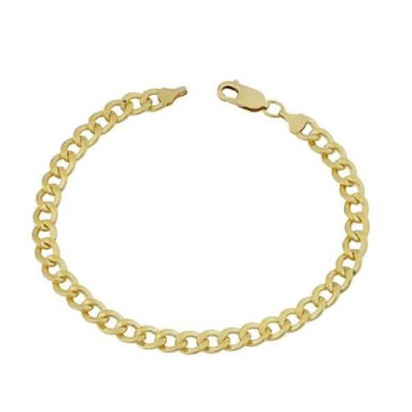 Yellow Gold Cuban, Mariner, Figaro, or Rope Bracelet Gold Filled High Polish Finish - A-1 Thread Vault