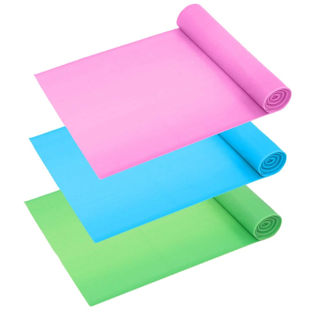 Yoga Resistance Band 3 Sets Non-Toxic Skin-Friendly - A-1 Thread Vault