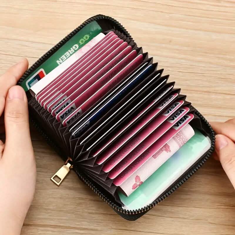 Zipper Around Credit Card Holder - A-1 Thread Vault